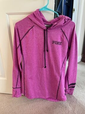 PINK Victoria's Secret Pink Heathered Pullover Hoodie
